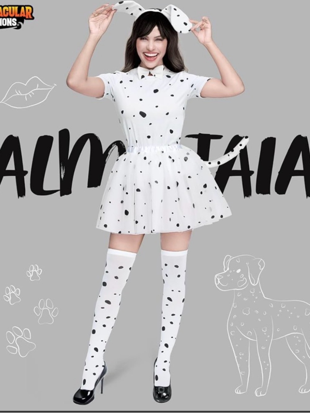 Spooktacular Dalmatian Halloween Costume